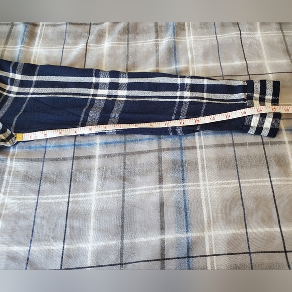 Lucky Brand Blue and White Plaid Button Down Shirt Women's Size Small Petite - Picture 10 of 12